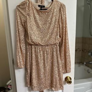 Gold sparkle dress